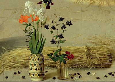 Flower (Detail) by Hugo van der Goes